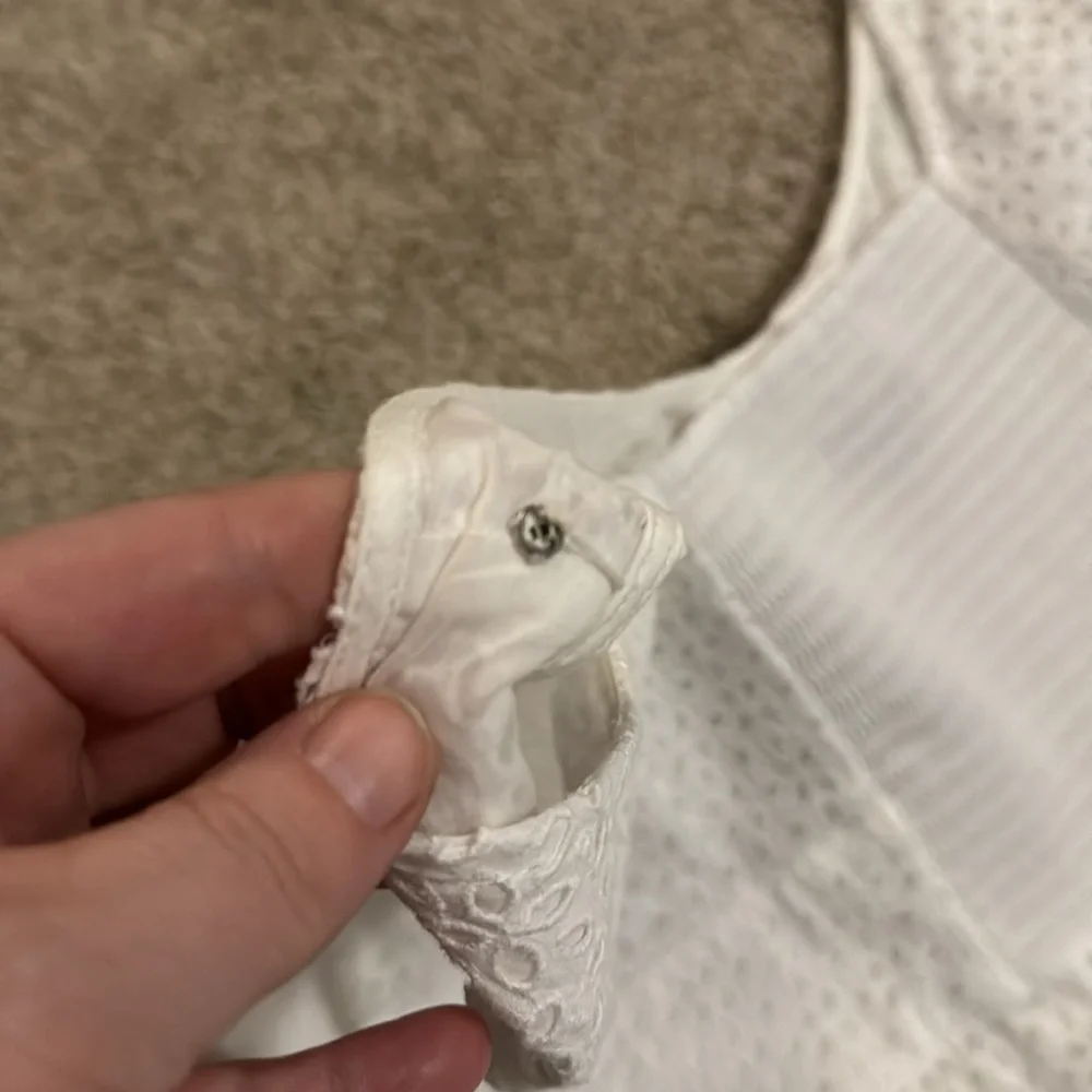 J. Crew NWT❗️Button Front Eyelet Dress with Elastic Back